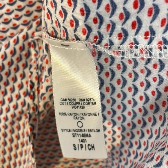 SPLENDID abstract print viscose blouse - Picture 7 of 9